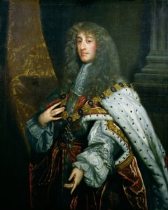 صورة لجيمس الثاني (1633-1701) في ثوب الجارتر